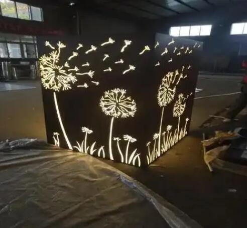 道真耐候钢灯箱